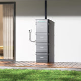 Zendure SolarFlow Balkonkraftwerk mit Speicher, Hyper 2000 mit 1800W Solar Eingang, Bidirektionales 1200W AC-Laden, Eingebaute Mikrowechselrichter, 1200W Ausgang, TOU, AB2000X 1920Wh LiFePO4 Akku
